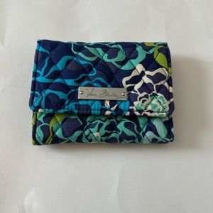 Vera Bradley blue and green wallet